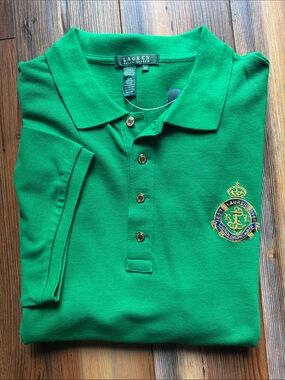 Lauren Ralph Lauren women’s green polo 3X